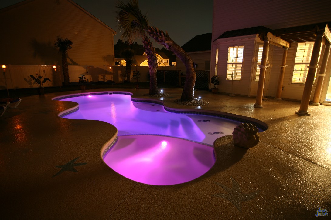 Copano Pools and Spas residential pool project