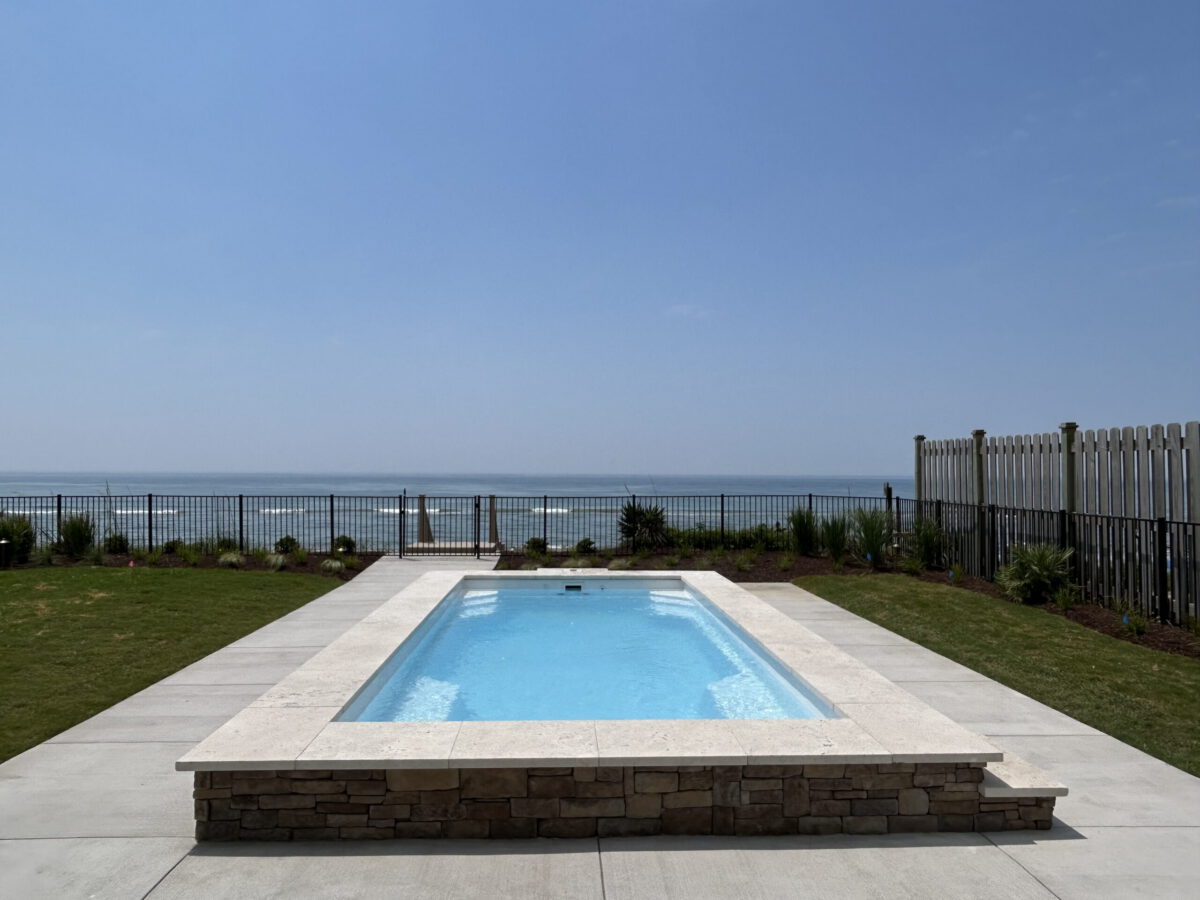 Copano Pools and Spas pool construction