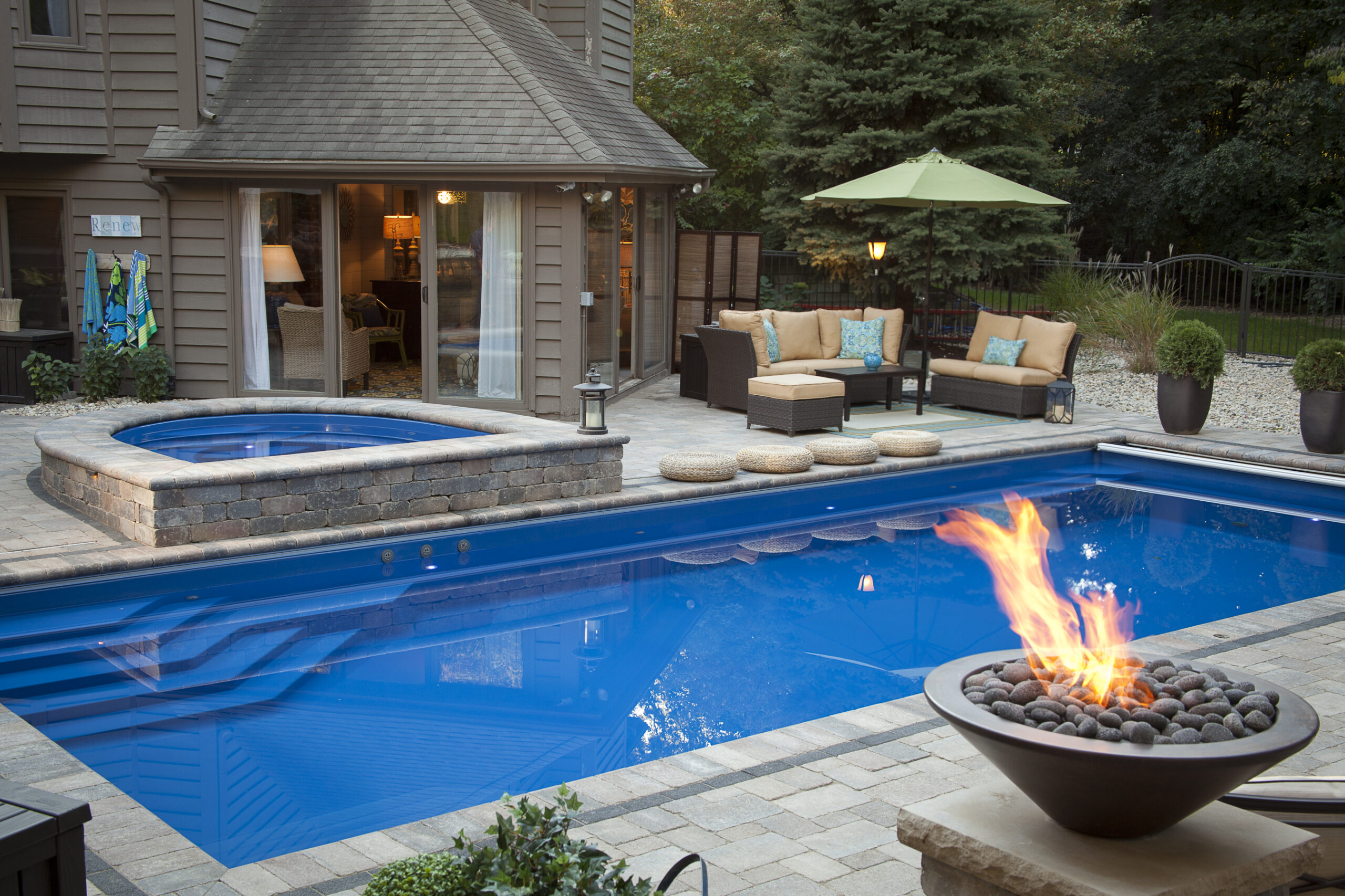 Copano Pools and Spas pool construction